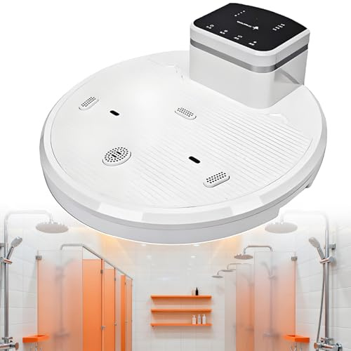 Asciugacapelli per tutto il corpo dopo la doccia, riscaldatore per capelli con ioni negativi e regolazione a 4 velocità, flusso d'aria caldo/freddo delicato, impermeabile, pannello touch a LED per b