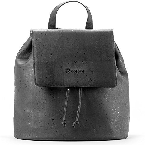 Corkor Veganer Rucksack aus Kork Umweltfreundliches Wasser-resistentes Material Gepolstertes Innenfach