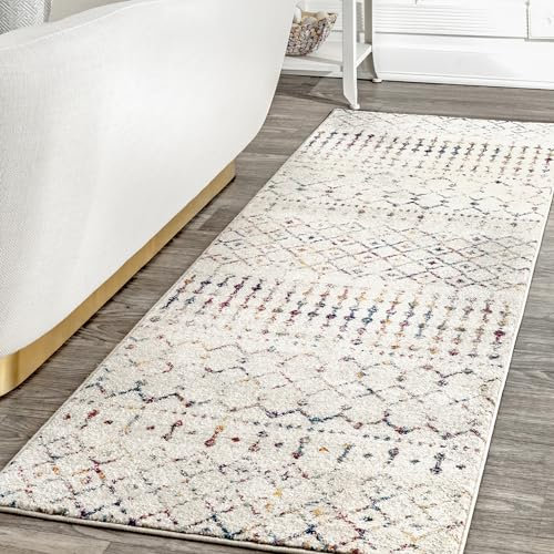 nuLOOM Marokkanischer Blythe-Teppich, 60 x 45 cm, hell