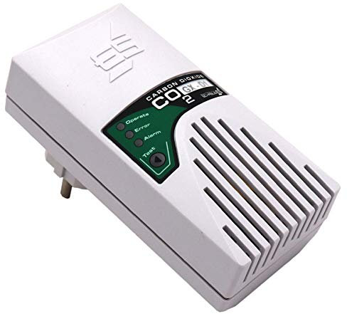 Schabus 300251 CO2 Warngerät GX-D1 mit internem Sensor detektiert Kohlendioxid