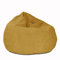 rucomfy Beanbags Slouchbag Large Corduroy Bean Bag Chair - Adult Bean Bag with Filling - Home Furniture Seating for Living Room or Bedroom - Machine Washable - 80 x 110cm (Mustard, Beanbag)
