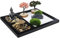 Zen Garten Set, Zen Sand Meditations-Ornamente, Zen Garden Sand Tisch Home Decoration Harz Einfache Miniatur Buddha Handwerk Zen Garten Geschenk