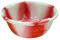 Tie-dye Design Multipurpose Circular Round Plastic Washing Up Bowl Basin Tub Kitchen (12 INCH, RED)