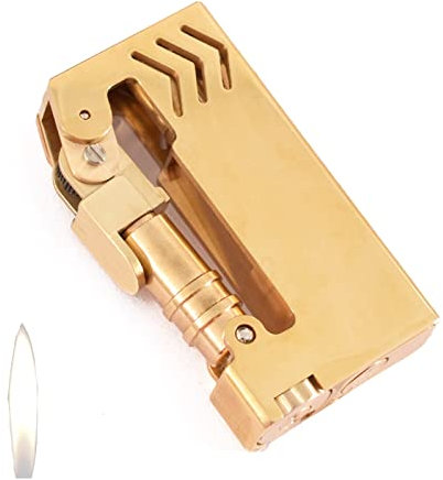 Vintage Grabenfeuerzeug Messing Zigarette Kerosin Feuerzeug kreatives Kupfer nachfüllbar antikes Messing wiederverwendbares Feuerzeug für Sammlungsgeschenke