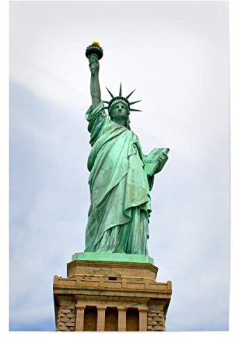 artboxONE Poster 45x30 cm Städte/New York The New Yorker Miss Liberty - Bild new york Freiheit Freiheitsstatue