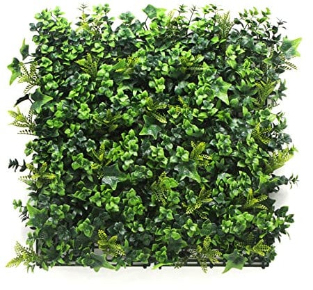 BONERVA | Jardín Vertical Tropical | Pack 4 Piezas 50x50cm (1m²)| Planta Artificial Decorativa para hogar, Restaurante, Oficina, Hotel, etc | MAL1210