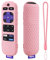 Rosa Fernbedienung Ersatz für Roku Voice Remote (Offiziell) RCA1R Controller, Silikon Schutzhülle mit Umhängeband für Roku Streaming Stick Fernbedienung