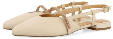 GIOSEPPO GODRANO Ballett Flat Damen, Off-White, 37 EU, Elfenbein, 37 EU