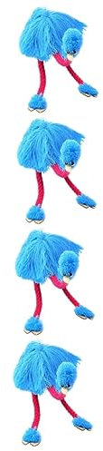 Toyvian 4 Stück Straußen Marionette Straußenpuppe Groß Straußenpuppenspielzeug Interessante Marionetten Straußenmarionette Spielzeuggarnpuppe Vogelpuppe Mit Linie Einzigartig Kind Plüsch
