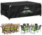 UIRWAY Housse Salon de Jardin avec évent d'air, 150x90x74cm, housse de mobilier de patio extérieur en polyester 420D robuste avec bandes réfléchissantes