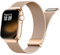 Finoriss Metallarmband Kompatibel mit Apple Watch Armband 41mm 40mm 38mm, Edelstahl Armband mit Magnetverschluss für Apple Watch SE Series 9 8 7 6 5 4 3 2 1, Rose Gold