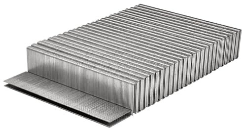 Draper 13134 Type-90 Staples, 30mm, Pack of 5000-13134 - Galvanised Steel Narrow Crown, Heavy Duty