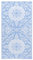 Homgoday Outdoor-Teppich PP Babyblau, 160 x 230 cm, Wohnzimmerteppich, Schlafzimmerteppich, waschbar, Esstisch, Outdoor-Teppich, Babyblau