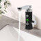 3000 Watt elektrischer Wasserhahn 360° schwenkbarer Durchlauferhitzer Warmwasserhahn mit LED-Temperaturanzeige Für Küche und Bad (schwarz)