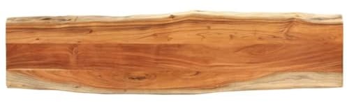 vidaXL Tischplatte 180x40x3,8cm Rechteckig Massivholz Akazie Baumkante