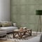 SOPHIE LAURENCE Panel Sage Green Wallpaper - 3D Wood Effect, Washable, 5.32sqm Coverage, 0.53m x 10.05m Roll, Modern Smooth Matte Finish for Any Room