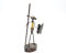 Brillibrum Design Metallfigur Zündkerzen Figur Ritter Handmade Stahlfigur Metallfigur Deko Figur Metallmännchen Eisenfigur Ritter