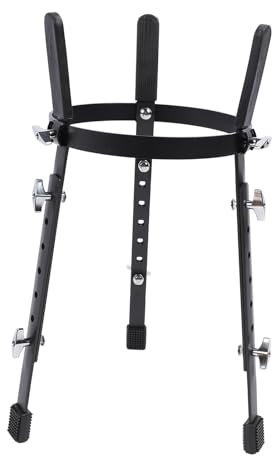 banapoy Conga-Ständer, Sitz-Conga-Ständer, Höhenverstellbar von 52,5 Cm Bis 68 Cm, Conga-Trommelhalter, Djembe-Bodenständer, Fass-Conga-Korbständer für Weniger Als 27 Cm Trommelbasis