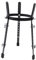 banapoy Conga-Ständer, Sitz-Conga-Ständer, Höhenverstellbar von 52,5 Cm Bis 68 Cm, Conga-Trommelhalter, Djembe-Bodenständer, Fass-Conga-Korbständer für Weniger Als 27 Cm Trommelbasis