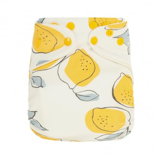 Lumina Höschenwindel One-Size inkl. extra langer Einlage (3,5-15kg): Lemon Love