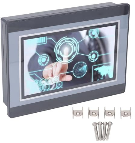 ZAWELIYO HMI PLC 7-Zoll-TFT-LCD-Touchscreen-Relaisausgang 12 in 8 Out