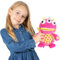 Worry Yummy Monster-Plüschtier für Kinder – 28 cm (11 Zoll) weiches Kuscheltier für Kinder – Angst-, Stress- und Furcht reduzierender Schlafbegleiter für Jungen und Mädchen – Rosa 'Luna'