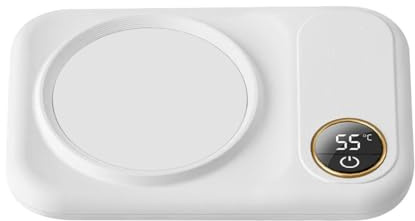 Kaffeetassenwärmer, 3 Temperatureinstellungen, Tassenwärmer, USB Kaffeewärmer, Untersetzer mit Automatischer Abschaltung zum Erwärmen von Kaffee, Milch und Tee
