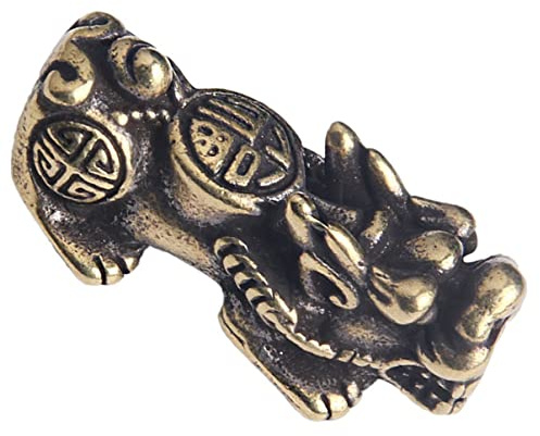 PRETYZOOM Antike Charms zum Basteln Chinesische Charms für Armbänder Zubehör zur Schmuckherstellung für Armbänder Piyao-Charme Pi Yao Chinesische Reize Pi Yao-Statue Messing