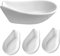 ULTECHNOVO 4Pièces Repose Cuillères Céramique Accessoires de Cuisine Mignons pour Vos Ustensiles Garder Votre Table