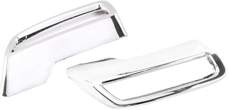 Hintere Schwanzkehle Auspuffblende Für Peugeot 3008 5008 4008 2017–2022(SILBER)