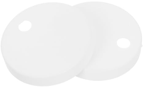 ORFOFE Plastic Toilet Bolt Screw Covers Decorative Caps 60mm PVC Universal Toilet Seat Accessories Replacement Bolt Caps for Home 2pcs