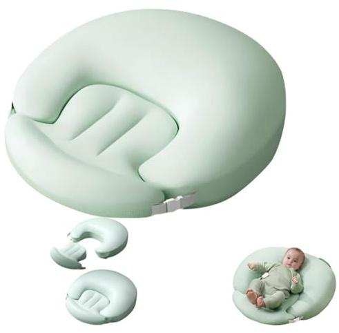 Hardware Tribe Ergonomic Detachable Nursing Pillow-Anti-Reflux & Spit-Up Prevention for Newborns, Bottle/Breastfeeding Support,Antibacterial & Breathable,Baby's Comfort, Mom's Peace of Mind.