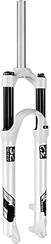 WIQUYBML Forcella Ammortizzata MTB da 26/27,5/29 Pollici, Tubo Dritto, Meccanica, idraulica, Molla, Escursione 105 mm, sgancio rapido 9 mm QR 27,5