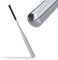 Relaxdays 10 x Baseballschläger Aluminium, Leichter Softballschläger, Rutschfester Griff, 34 Zoll/ 86 cm, Aluschläger, Silber