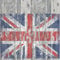 G45382 - Grunge Textured Wood Union Jack Grey Red White Blue Galerie Wallpaper