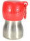 KONG H2O Stainless Steel Dog Water Bottle & Pet Travel Bowl, 9.5 oz - Red