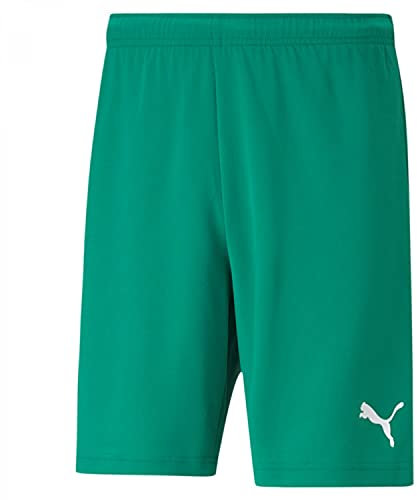 Puma teamRISE Short Jr, Pantalón Corto Unisex Bebé, Multicolor (Pepper Green/White), 164