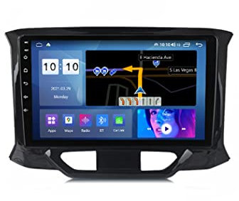 ZYRXRQCDZ Android Radio Stereo per Auto con Fotocamera Posteriore Autoradio 9'' Supporta Carplay/Controllo del Volante/BT/GPS/1080P Video/FM Radio, per Lada X-Ray X Ray 2015-2019,M600s 6g+128g