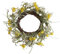 Großer XXL Oster-Kranz Deko-Kranz Tür-Kranz Wand-Dekoration Frühlings-Look Ostern mit Blumen Ø 40cm gelb grün & weiß Wohungs-Dekoration Osterfest & Frühling