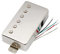 Artec VH59 Vintage Tone Couvert Alnico 5 Micro Humbucker Manche 7,4K pour Guitare électrique Les Paul Style, Nickel