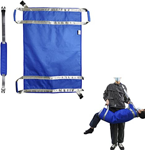 HSRG Positionierungsbettauflage Mit Griffen Und Schultergurten, Inkontinenzmatratze Für Einfaches Anheben Und Umsetzen, Geeignet Für Übergewichtige Menschen, Ältere Menschen Und Patienten