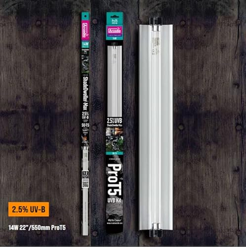 ShadeDweller-MAX ProT5 UVB-Kit, 14W, 2,5% UV-B