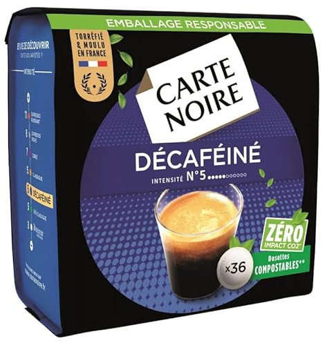 DÉCAFÉINÉ N°5 TYPE SENSÉO X36 250G, CARTE NOIRE, LOT DE 3
