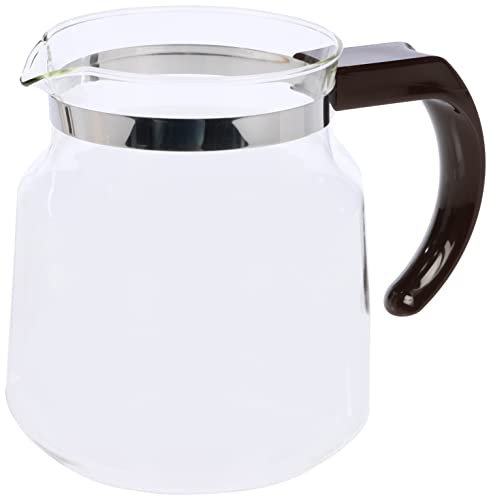 Nedis KACM100CPBN Ersatz-Glaskanne – 1,2 l – Für Moccamaster K, KB, 741, Excellent 10S – Mit Deckel – Transparent