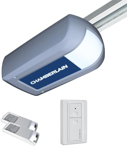 Chamberlain ML810EV Garagentorantrieb - Leise und Stark: 800 N Zugkraft max. 110 kg Torgewicht - Smart-Home-Fähig - Einfache Montage- inkl. Zubehör und Schiene