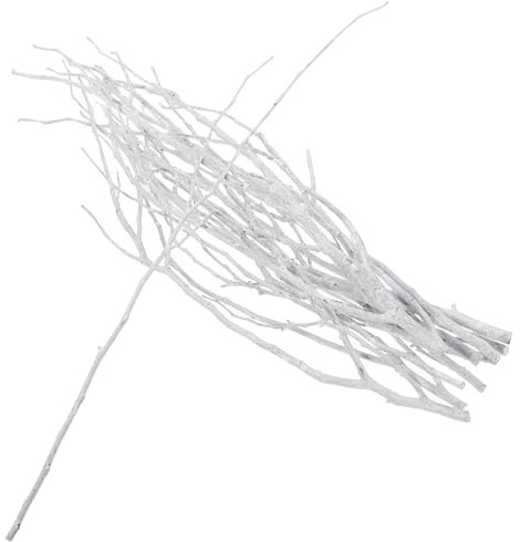Garneck 10st 50 Cm Getrocknete Zweige Weiße Vasen Lockige Weidenzweige Getrocknete Äste Trockene Zweige Getrocknete Blütenstiele Baumzweigdekore Ast Getrocknete Blumen Holz Gefälschte Rebe