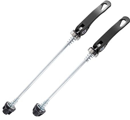 JOCXZI Kit de Blocage Rapide pour vélo - 1 Paire Moyeu de Roue Avant et arrière - Moyeu de vélo Avant et arrière - Quick Release Bicycle Quick Release pour VTT, vélo de Route et vélo de Route