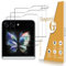 Kesuwe [3 Piezas] Protector Pantalla para Samsung Galaxy Z Flip 5, Dureza 9H Cristal Templado, Antiarañazos, Antihuellas, Fácil de Instalar, Sin Burbujas