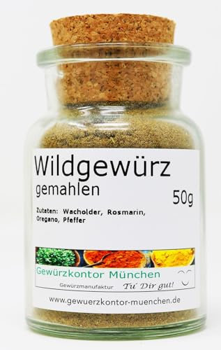 Wildgewürz gemahlen 50g im Glas Gewürzkontor München