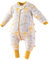 Chilsuessy Baby Schlafsack mit Beinen Warm gefüttert Winter Langarm Winterschlafsack mit Füssen Baby Schlafsack mit Füßen, Elefant/2.5 Tog, 70cm/Baby Höhe 75-85cm